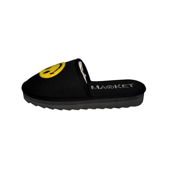 NIB! Market Smiley Upside Down Cozy Chunky Hotel Slippers - Size 9 (MSRP $90) - Picture 9 of 9